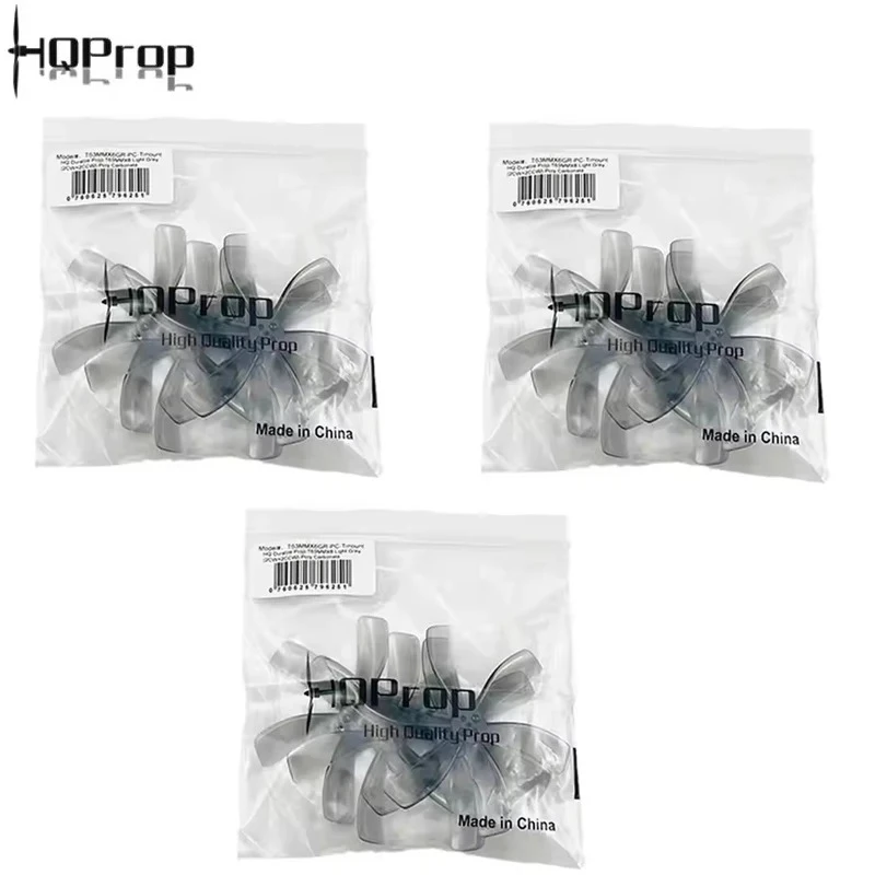 

Hqprop T63mmx6 Light Grey 63mm 6-blade Pc Propeller For Rc Fpv Freestyle 2.5inch Cinewhoop Ducted Drone
