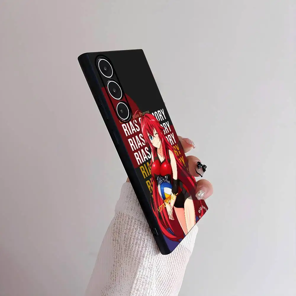 حافظة هاتف محمول DXD Rias Gremory لهاتف سامسونج S Series S21 S22 S23 S24 S25 FE Plus Ultra حافظة ناعمة صديقة للبشرة