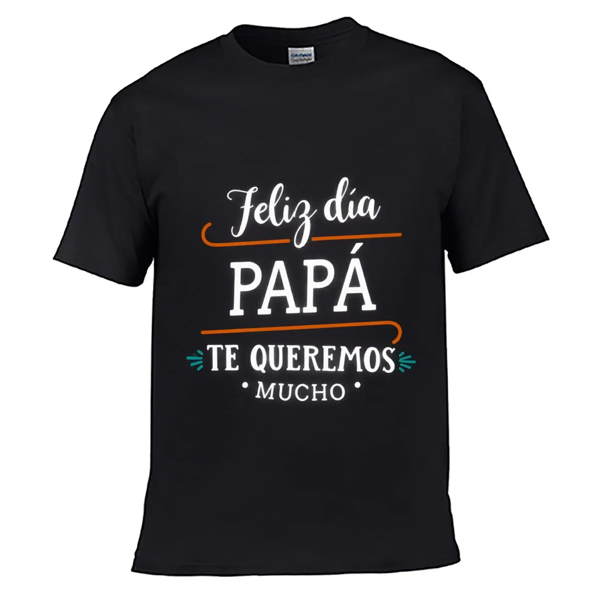 Feliz Dia Papa Te Queremos Mucho Summer short-sleeved Loose Top