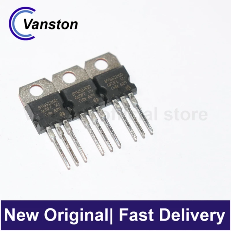 5pcs BYW51-200 TO-220 ST Fast Diode Brand New in Original Packaging In Stock BOM Matching Order