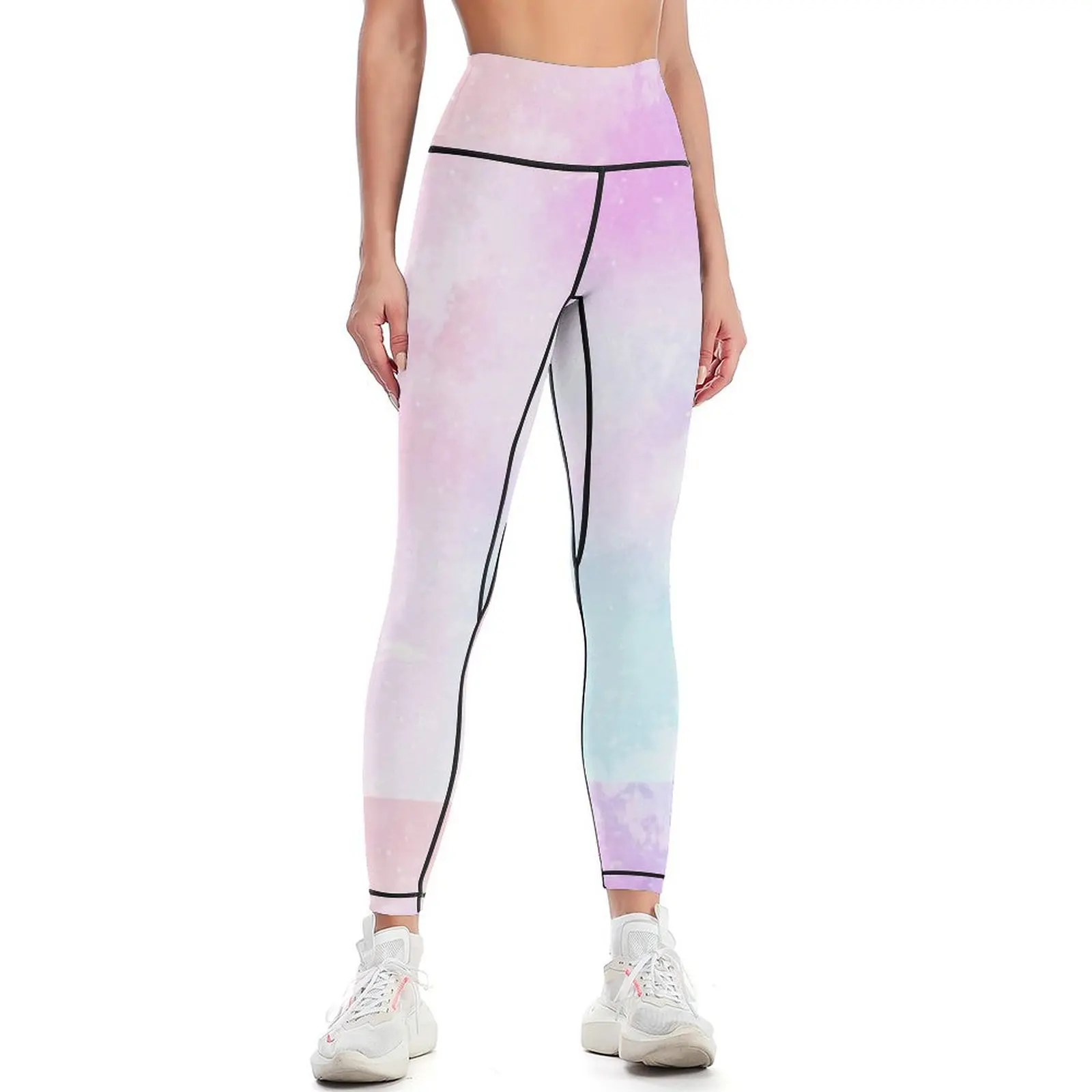 

Magical Pastel Galaxy Leggings Fitness woman exercise clothing for Womens Leggings