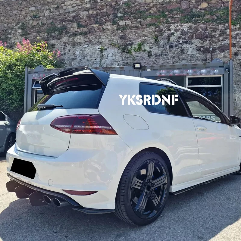 Dachspoiler im Oettinger-Stil für Volkswagen Golf7 mk7 7,5 gti gtd gte (nicht für r) abs Kunststoff-Heckspoiler Aleron 2020-