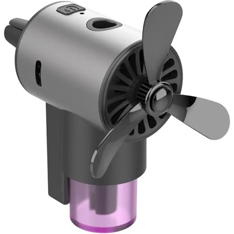 Universal Vehicle Air Freshener Dispenser With Anti Slip Vent Clip And Automatic Operation For Hassle Air