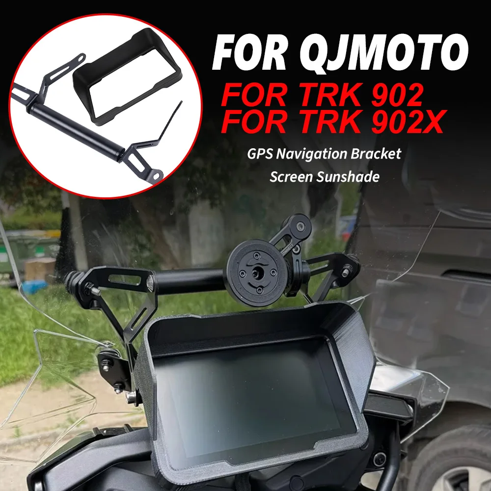 For Benelli TRK902 TRK902X TRK 902 Xplorer Motorcycle Phone Stand Holder GPS Navigation Bracket Instrument Screen Sunshade Guard