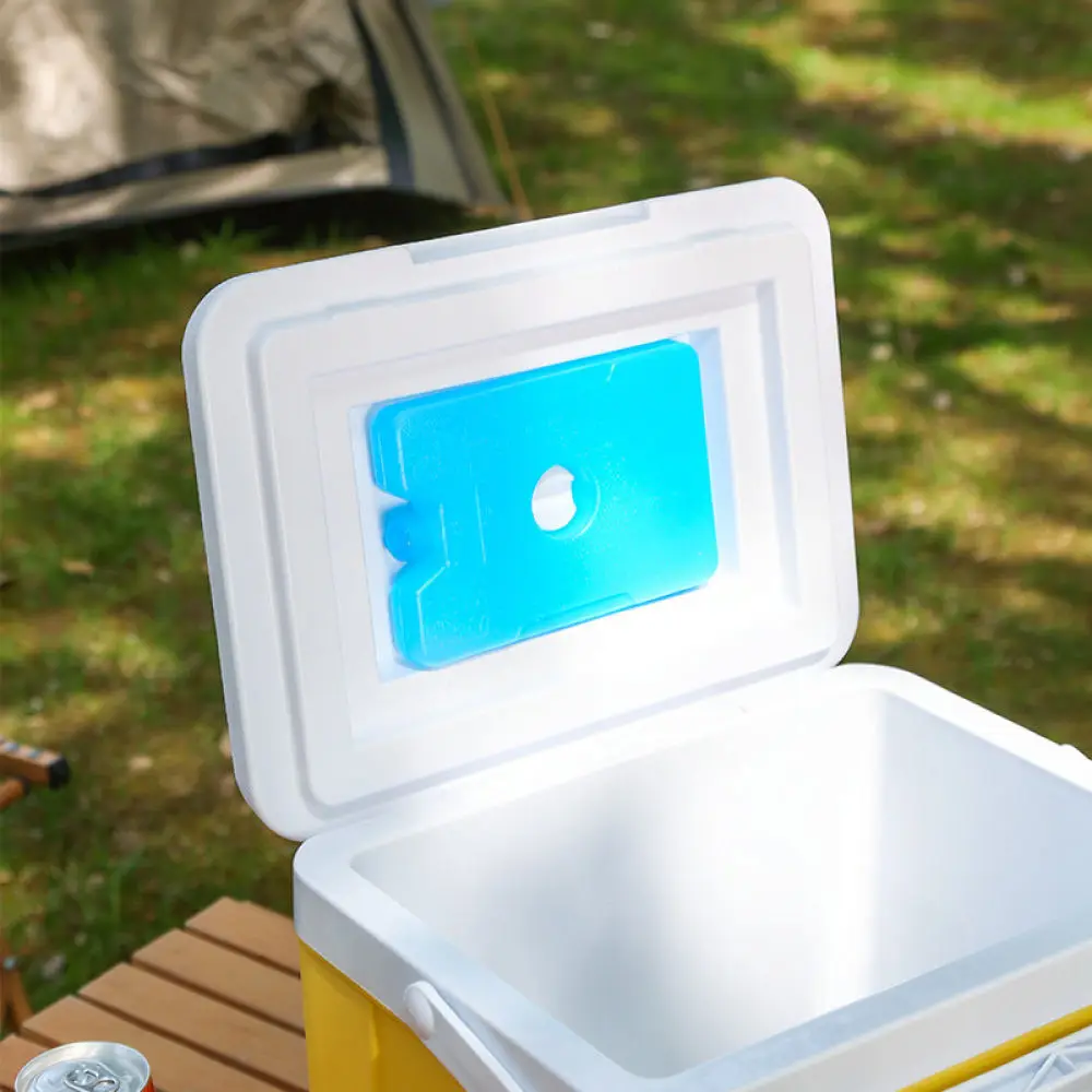 Portable Insulated Cooler Box For Camping Fishing Picnic Car Travel Food Storage Durable PE Plastic Container Cold Keeper
