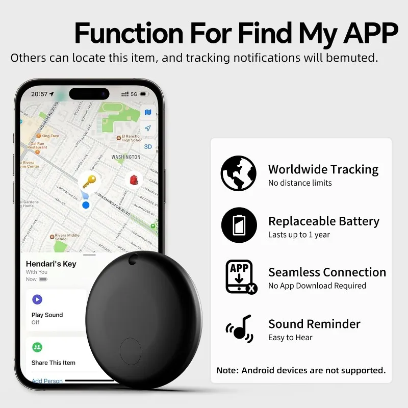 

24-Hour Delivery Bluetooth Anti-Loss Tracker For Kids And Elderly-For IOS, For Android, Lightweight Portable Design