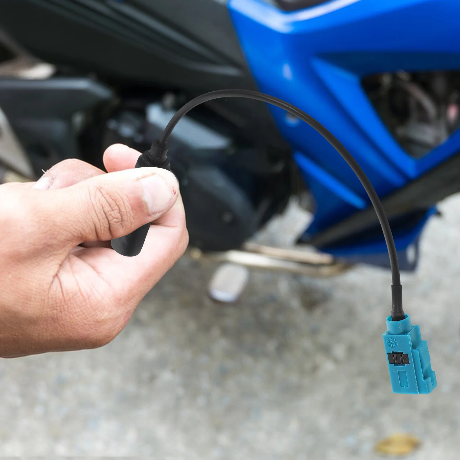 

Car Stereo Audio Adapter Cable Universal Vehicle Antenna Extension For Radio No Cut Installation Socket Connector