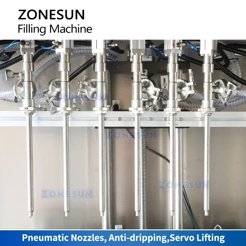 Zonesun Machine de remplissage automatique remplisseur de bouteilles à grande vitesse Machine de remplissage de bouteilles de shampoing avec système de nettoyage ZS-CL6T