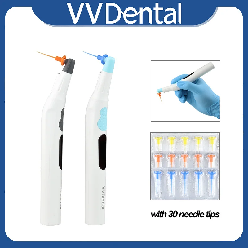 

VVDental Sonic Irrigator Tips Endo Activator Wireless Ultrasonic Washing Tooth Endodontic Cleaning for Root Canal Treatment