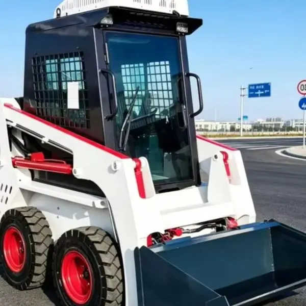 

Customized New Model Skid Steer Vehicle, Mini Skid Steer Loader, Skid Steer Loading & Unloading Equipment for Indoor Warehouses