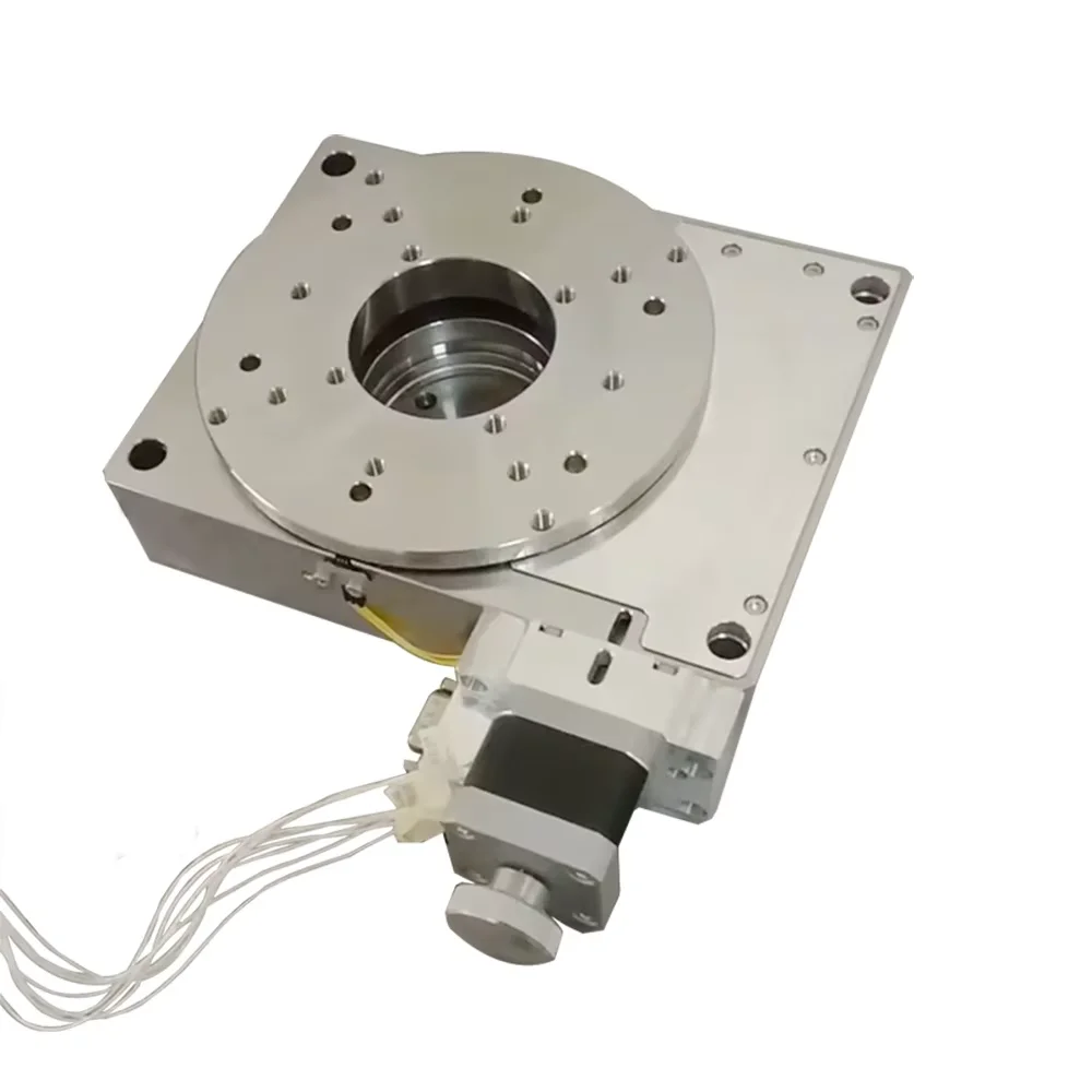 

PX110-150 High precision vacuum Motorized Rotation Stages worm gear rotary table 360 degrees arbitrary rotation