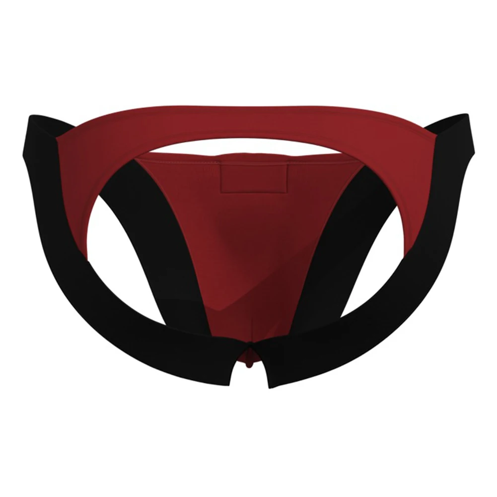 

Мужские трусы танга с низкой талией U-образной выпуклой сумкой, хлопковое мягкое нижнее белье с высоким вырезом, дышащие трусы, стринги