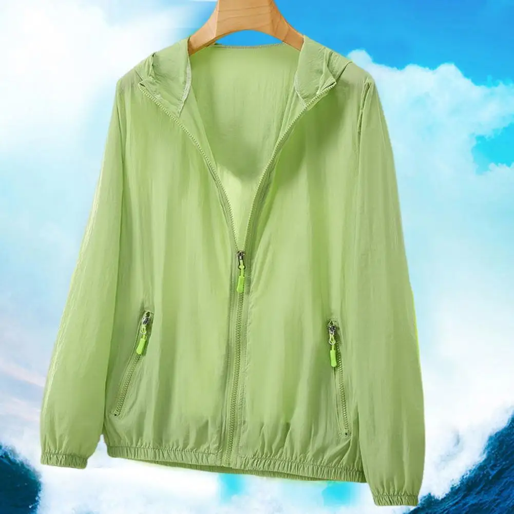 2024 Summer Thin Breathable Sun Clothing Women's Loose Hooded Coat Tops Female Outdoor Short Outwear