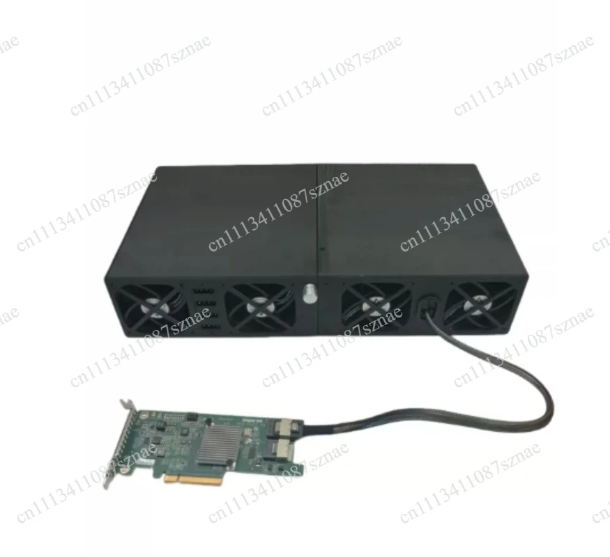 External Storage Box 12-bay Hard Disk Expansion Cabinet,12g Backplate, Multiple Cages Can Be Connected in Series