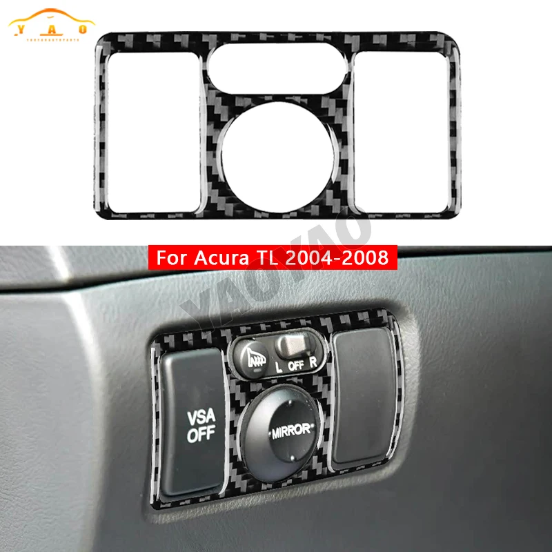 

Car Sticker For Honda Acura TL 2004 2005 2006 2007 2008 Rearview Mirror Adjustment Headlight Switch Trim Accessories