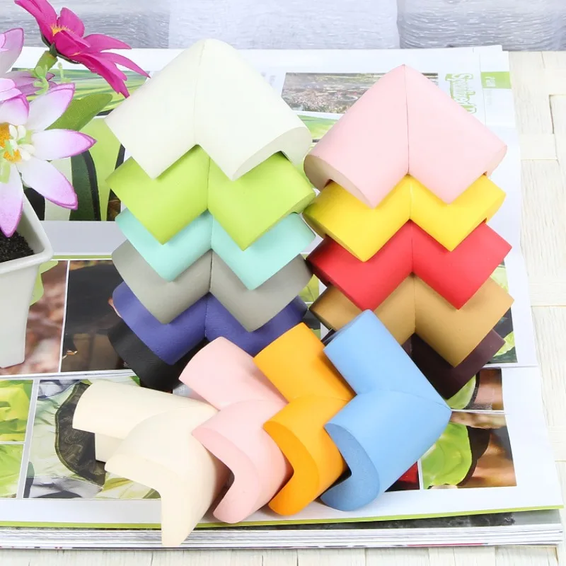 Ochraniacz narożny dla dzieci, antykolizyjny, z materiału NBR, pogrubiony, ochronny, kąt prosty, kształt litery L.