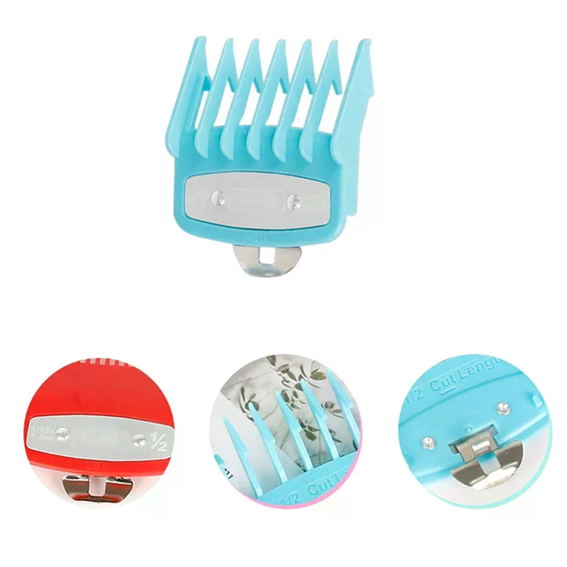 2pcs 1.5/4.5mm Electric Hair Clippers Limit Comb Haircut Calipers - Electroplating Limit Comb Positioning Comb For Beard Trimmer