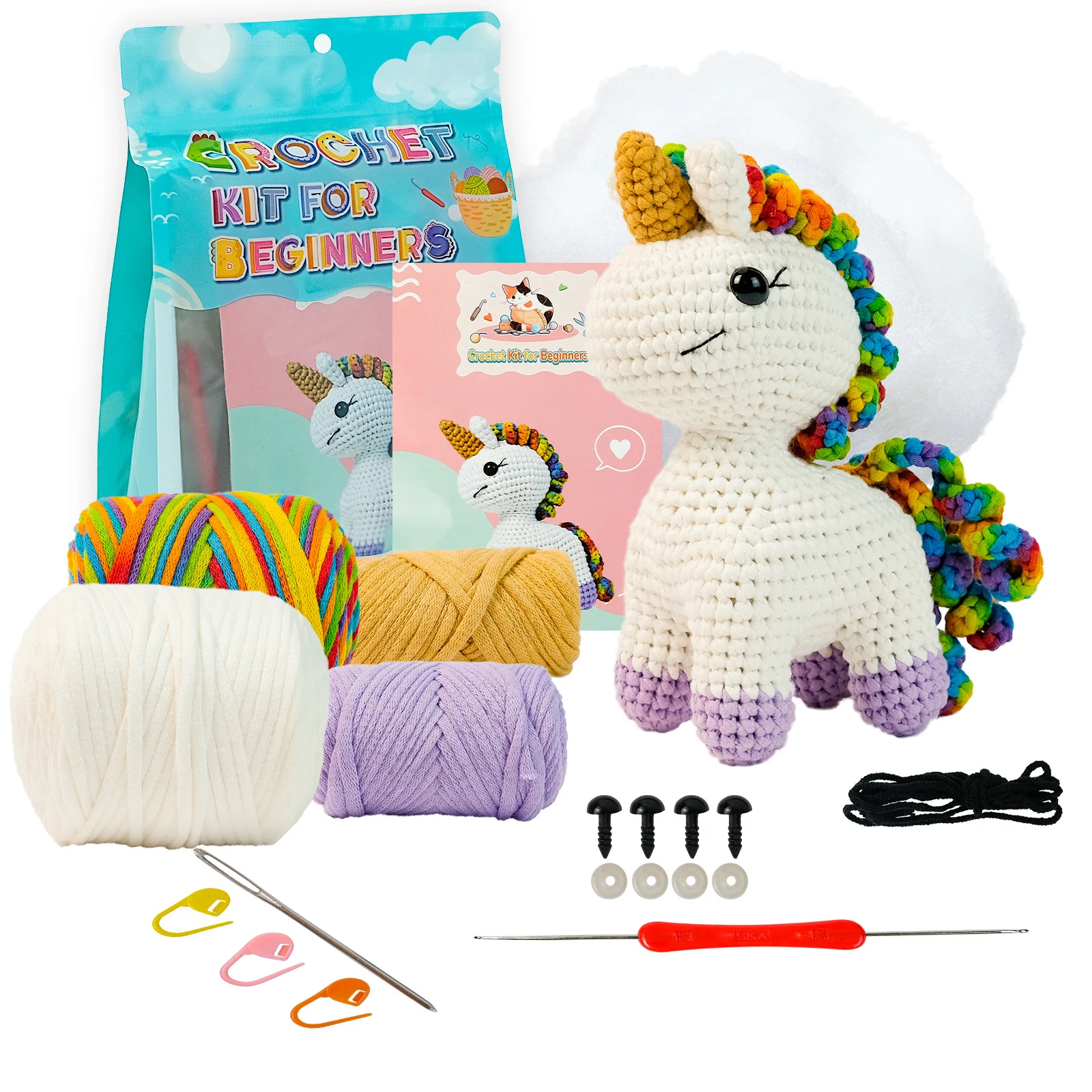 Beginner Crochet Kit with Tutorials 5