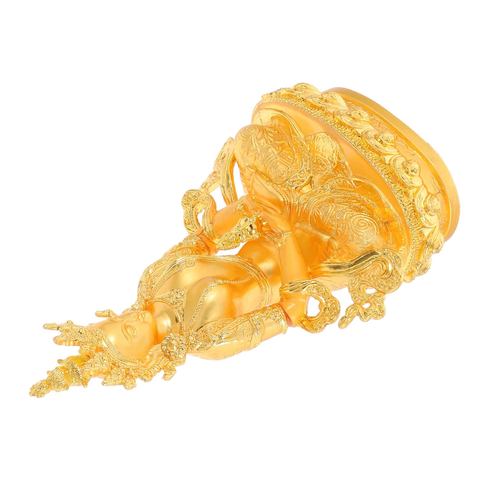 

Miniature Metal Longevity Buddha Statue Sitting Sculpture Feng Shui Good Luck Home Office Car Dashboard Ornament Serenity