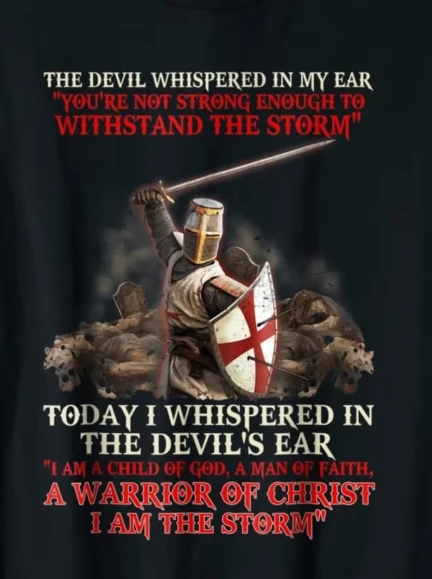 I'm A Child of God A Warrior of Christ. Knights Templar T Shirt. New 100% Cotton Short Sleeve O-Neck T-shirt Casual Mens Top