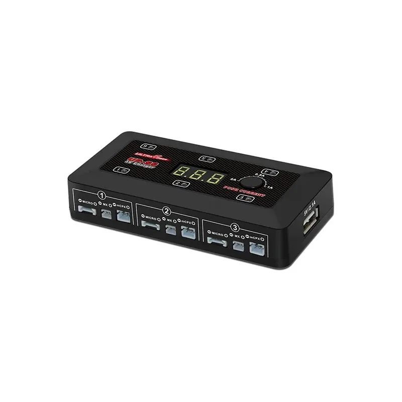 1pcs new Ultra Power UP-S6 1S LiPo/LiHv Charger 6-Channel, 0.1-1.0A Adjustable for Micro/MX/mCPX RC Drone Battery