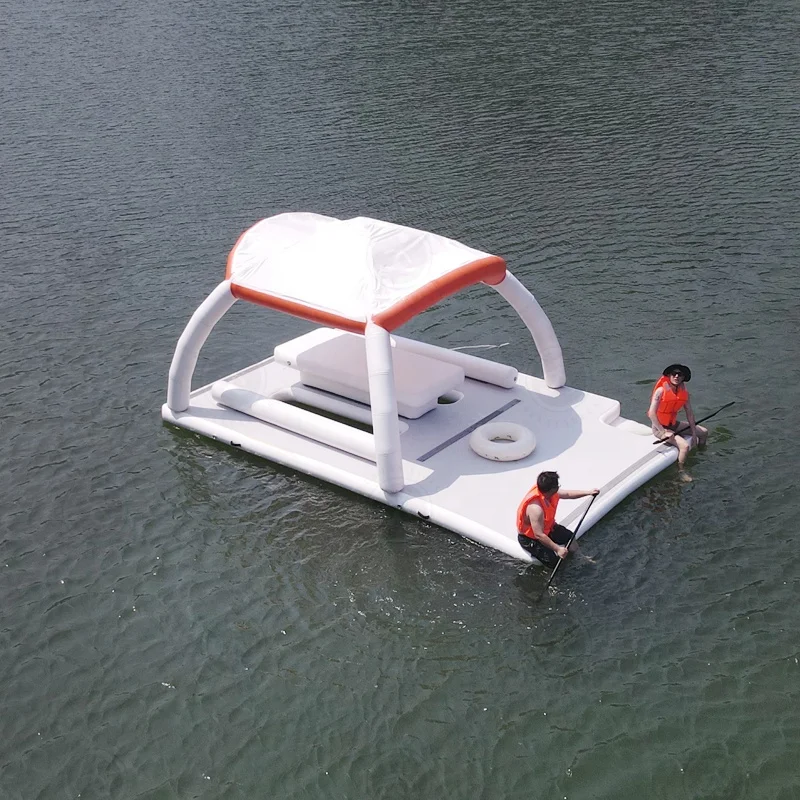 

Большой надувной аквапарк для летнего отдыха, водные аттракционы