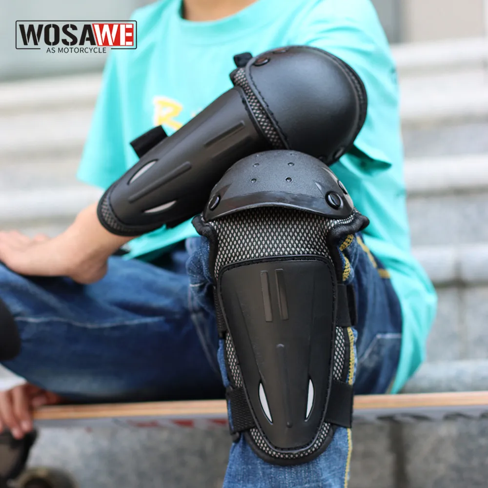 WOSAWE Children Kids Knee Pads Bike Skateboard Skating Cycling Protection Elbow Guard Scooter Children Protector