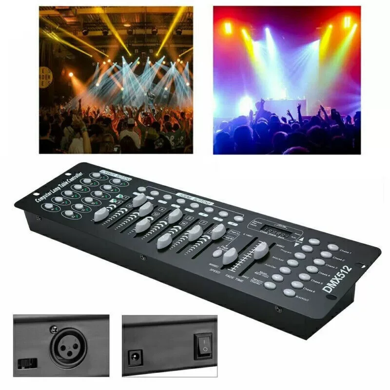 

Mingjie 512 DMX Controller DJ Equipment 192 DMX Channels Stage Lights Professional System LED Par Light Control Console