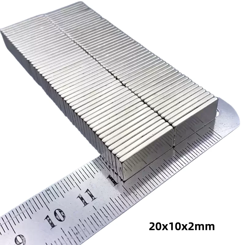 20x10x2mm 25x10x2mm 30x10x2mmThin Square Neodymium Magnet N35 NdFeB Strong Magnet for DIY Nail Art Jewelry Fridge Magnet 30*10*2
