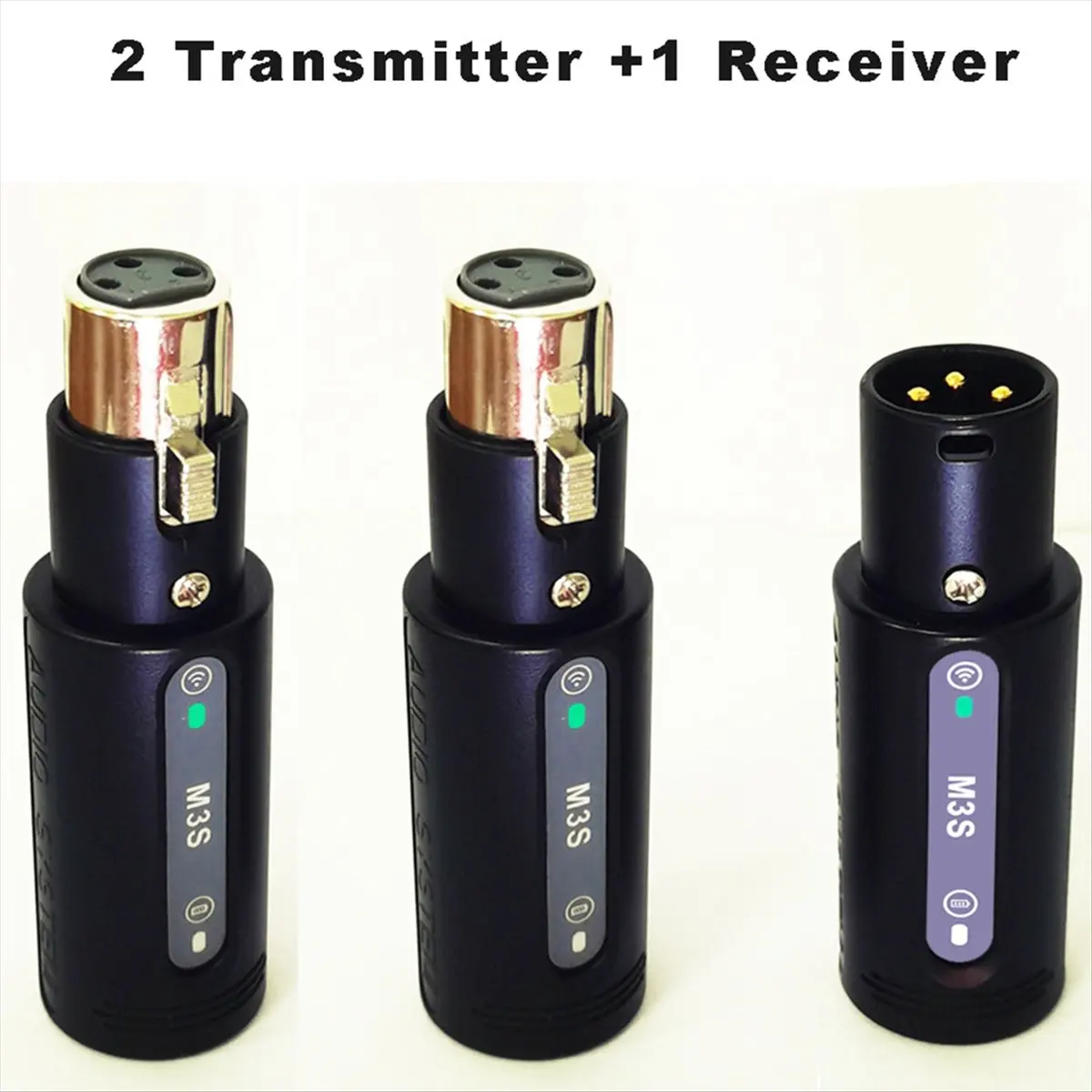 

【AA85】 Адаптер беспроводного микрофона 2,4 ГГц Встроенный микрофонный усилитель Адаптер беспроводного микрофона-конвертера Аудио высокого разрешения