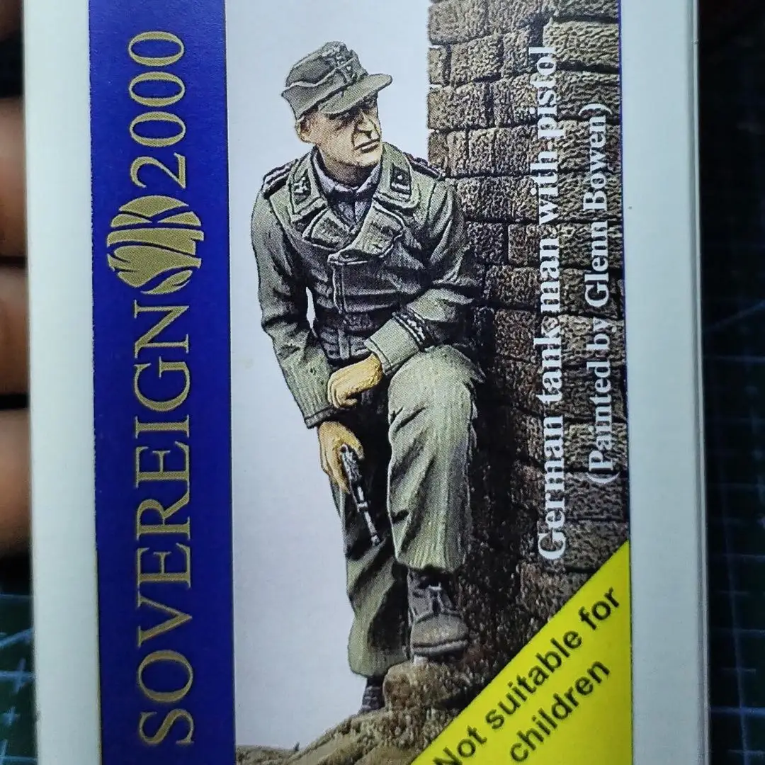 Figurine en résine GK, soldat allemand, kit non assemblé et non peint, 1/35