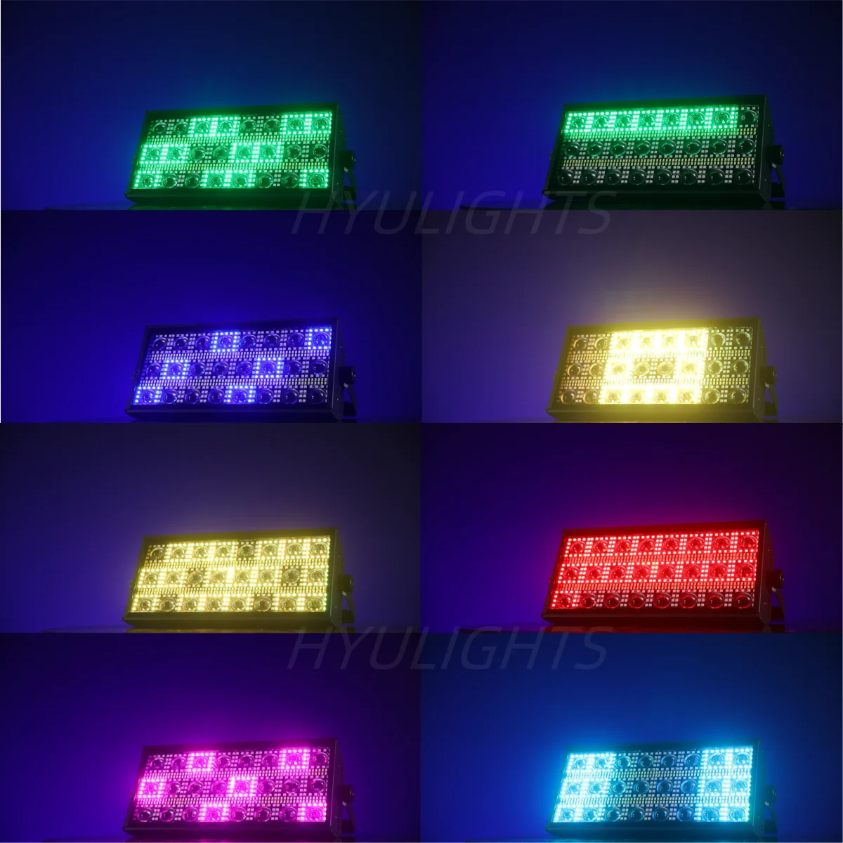 Imagem -04 - Super Bright Led Beam e Strobe Light Rgbw 4in 48 Partition Wash Bar Efeitos de Iluminação de Palco Dmx Wash Bar 300w 24 Pcs