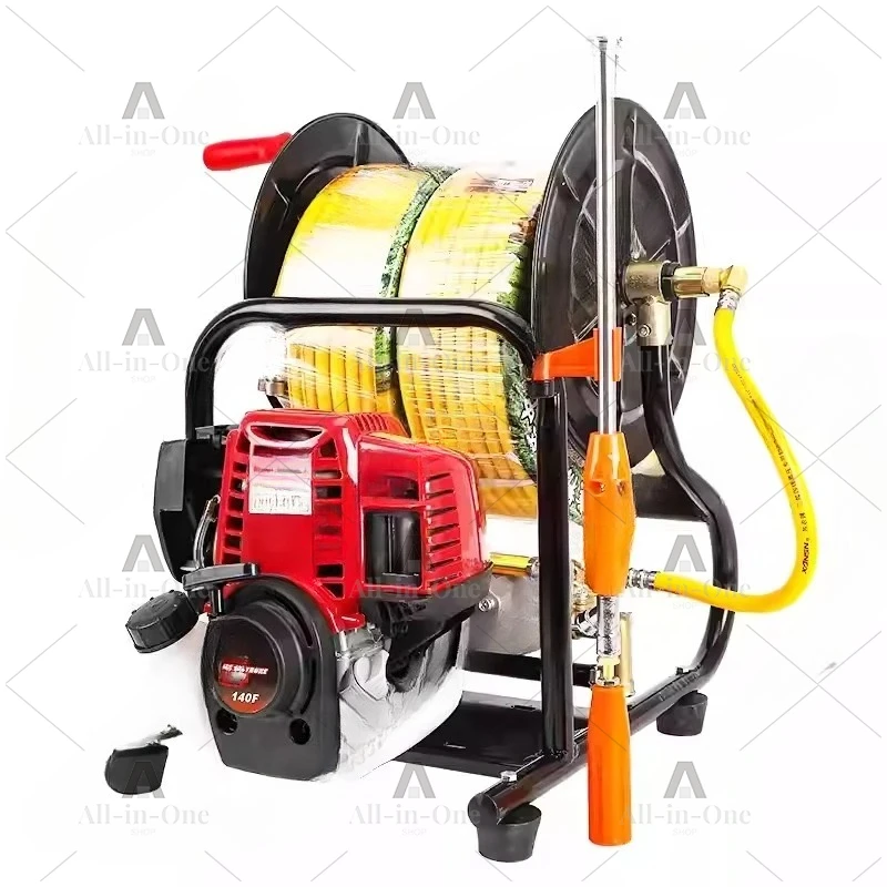High Pressure Agricultural New Fruit Tree Small Spraying Artifact Hand Push Four Stroke Spray Machine