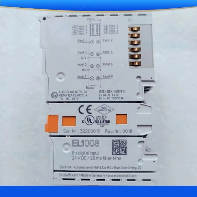 1PCS Compatible for BECKHOFF Modules EL1008 EL2008 EL1088 EL2088 EL9100 Tool Parts