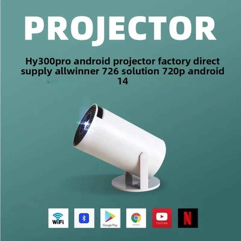 HY300Pro Portable 4K HD Projector Bluetooth Android 11 Home Cinema Best Seller