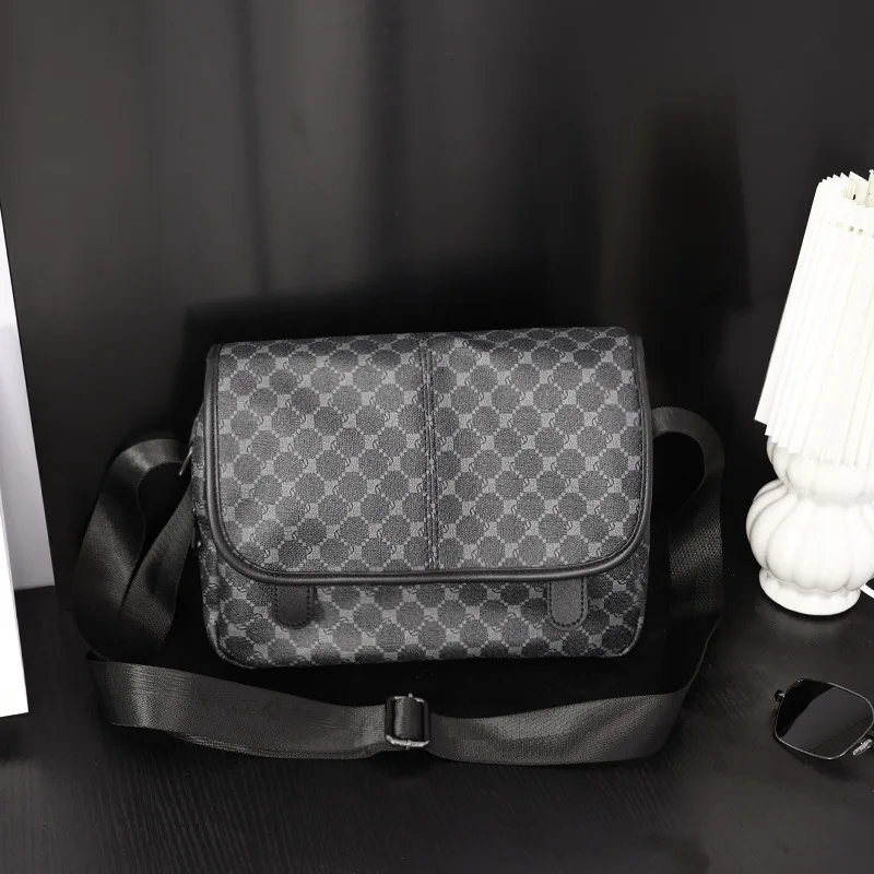 New Fashion Men's Crossbody Bag Luxury Brand Design Shoulder Bags Men Floral Print Crossbody Messenger Bag Sling Bag Schoolbag