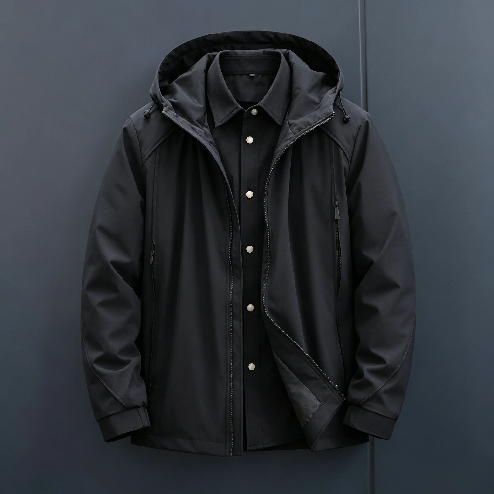 Outdoor Waterproof Jackets for Man 3-in-1 White Goose Down Detachable Hiking Camping Skiing Climbing Jacket Unisex Coat