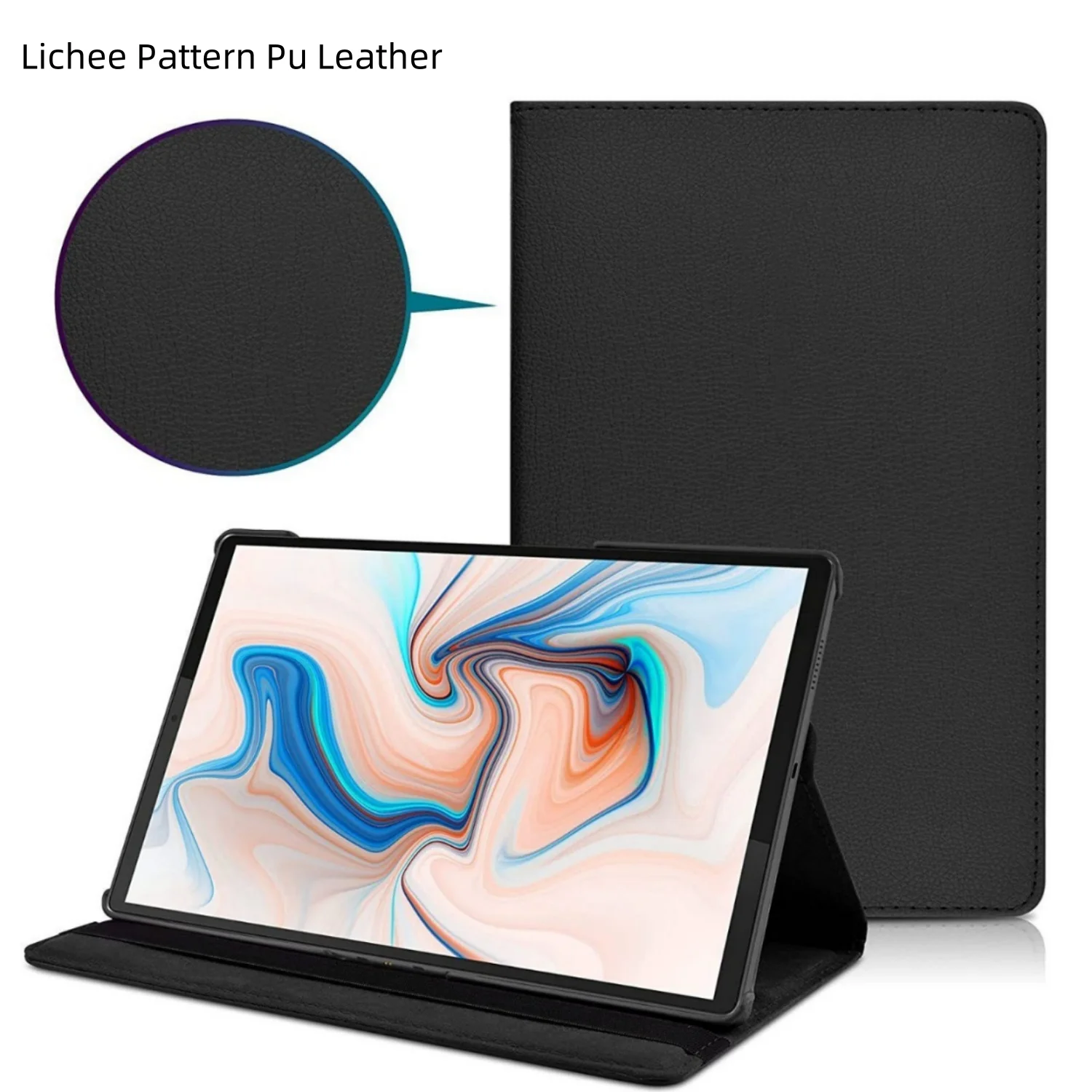 360 หมุนสําหรับ Huawei MediaPad M6 / M5 / M5 Pro 10.8 "M5 Lite 10 กรณี PU หนังสําหรับ MediaPad T5 10 / T3 10 กรณี