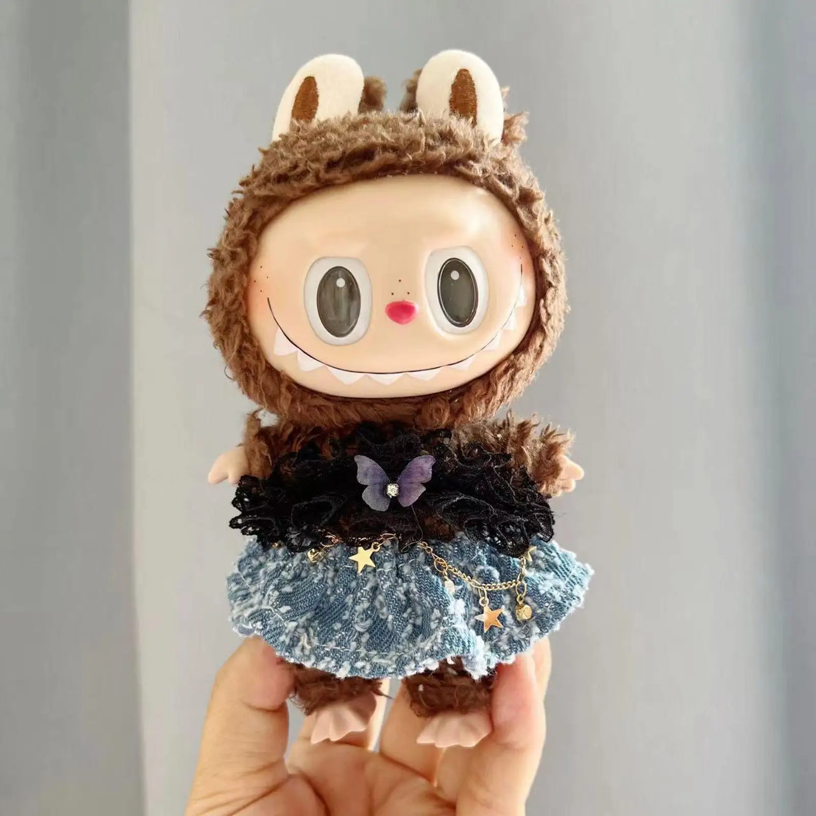 Doll Clothes for 15cm Plush Doll Doll Clothing,Fashion,Costumes,DIY,Plush Doll Accessories,Stuffed Animals Accessories Cute