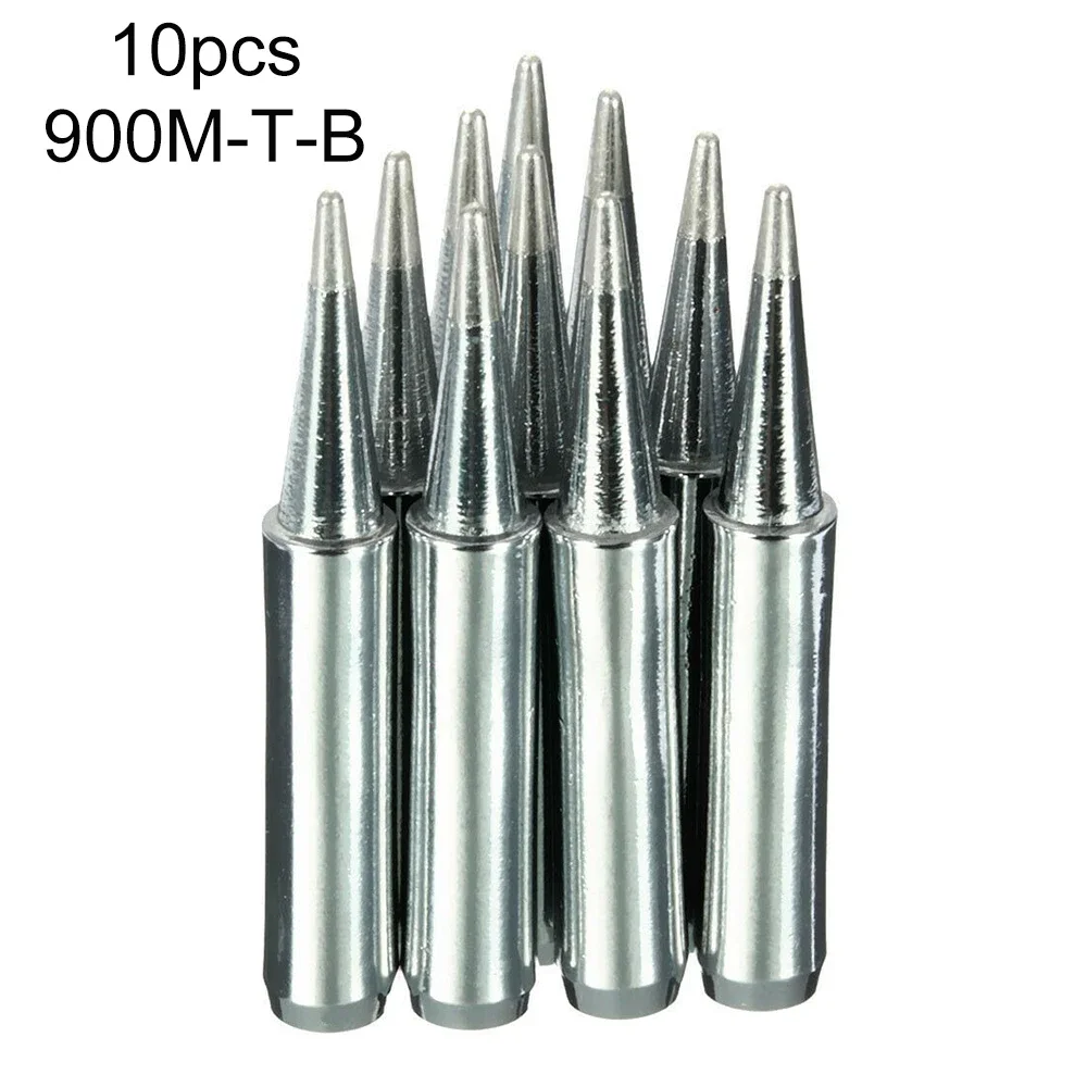 10PCS 900M-T-B Solder Iron Station Tool Sharp Soldering Iron Head Set Inside Hot Bare Electric Soldering Iron Tip