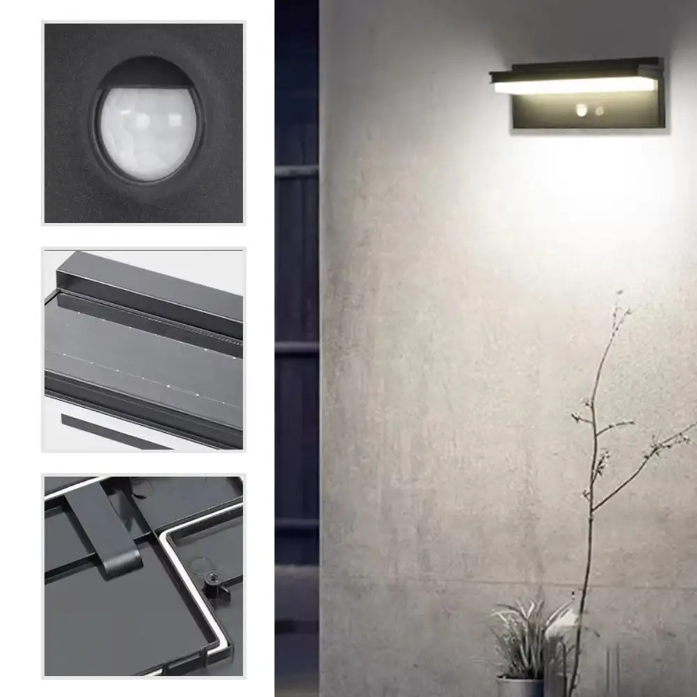 Motion Activated Solar Wall Lamp Waterproof Solar Powered Motion Activated Light Reliable Lighting Motion Induction