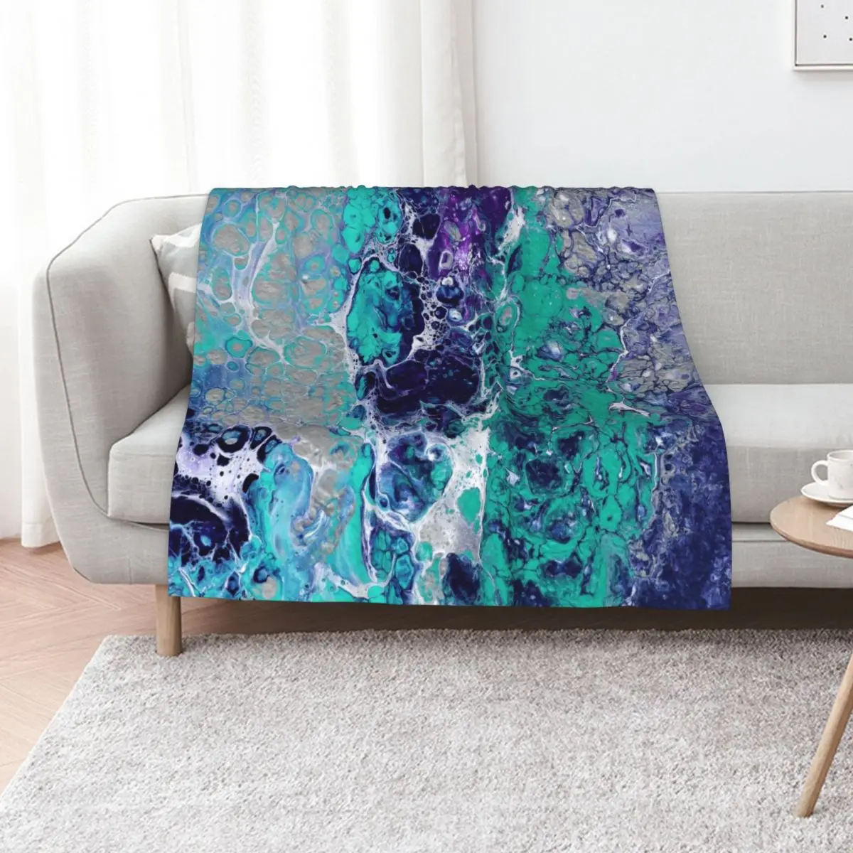 K?r?l Reef Throw Blanket Decoratives valentine gift ideas Winter beds Large Baby Warm Blankets