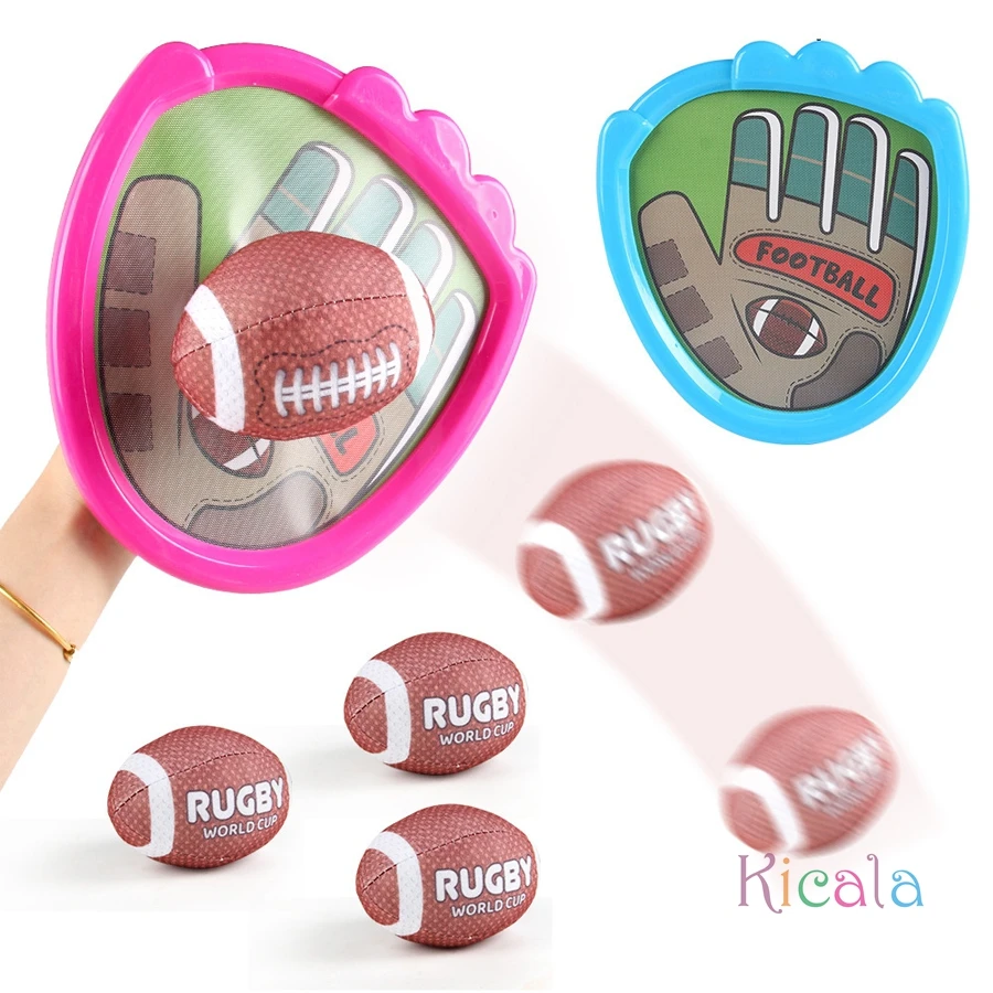 Toss and Catch Ball Game Set Hook and Loop Toss Game Outdoor Camping Sports Toys Kids Backyard Garden Lawn Games