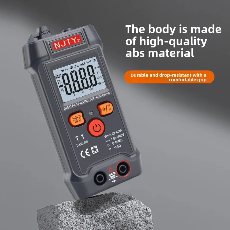 Full‑intelligent Auto‑range Multimeter, Compact Automatic Non‑shift Measuring Instrument Household Electrical Testing