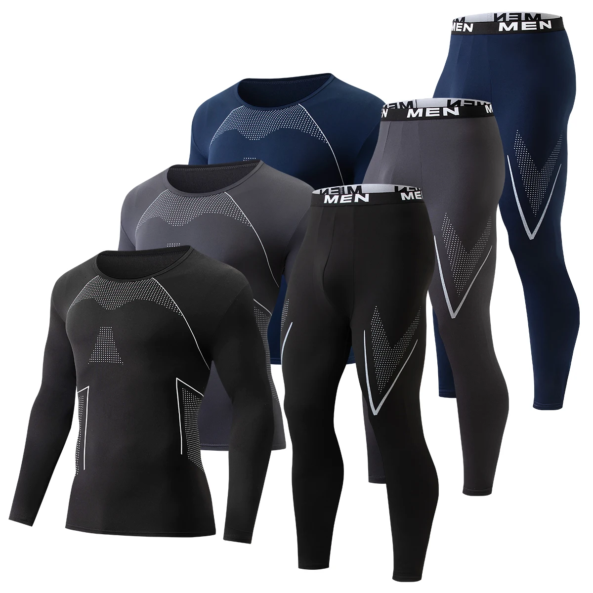 Men's Set With Warm Autumn/Winter Prints Fashionable Letter Waistband Comfortable Sports Sweat Absorption Casual Clothes AndPans