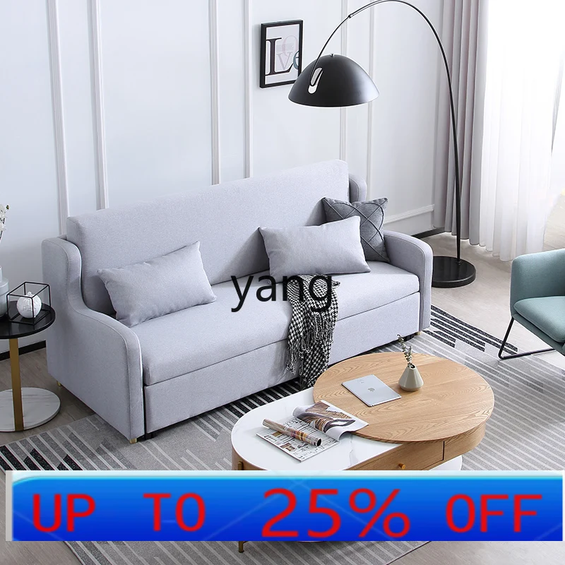 

LH multifunctional sofa bed foldable living room small apartment simple modern dual-purpose removable and washable