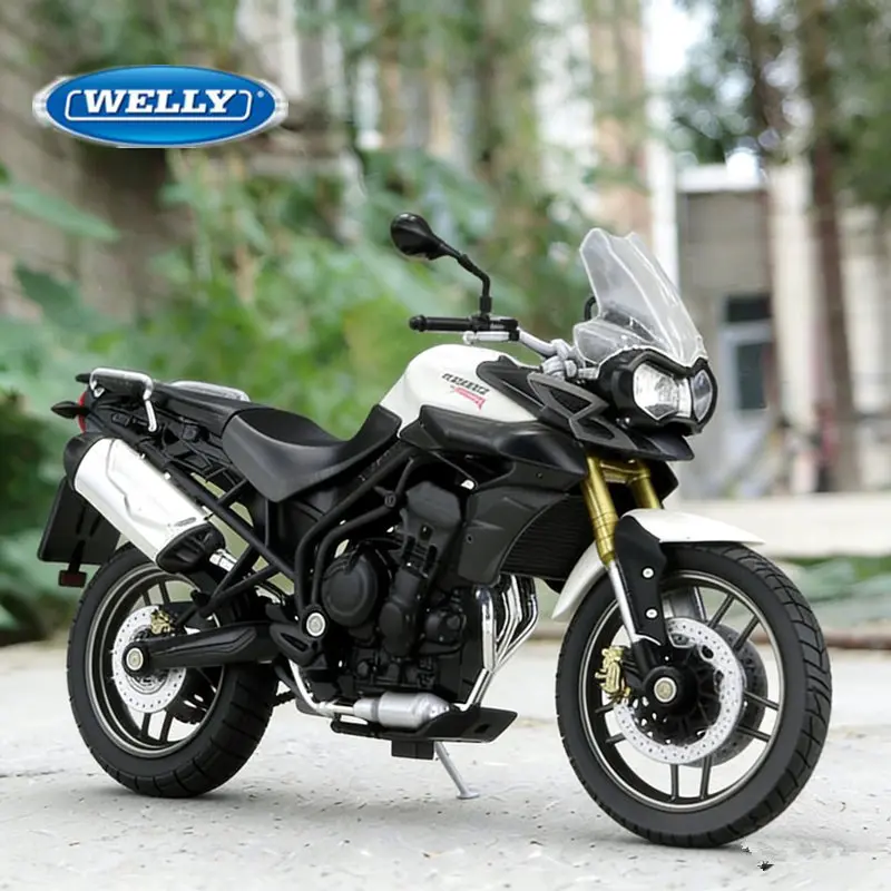 

Модель мотоцикла Welly 1:18 TRIUMPH TIGER 800, спортивный мотоцикл из сплава, имитация, литая металлическая модель, уличный гоночный мотоцикл, игрушка для детей, подарок