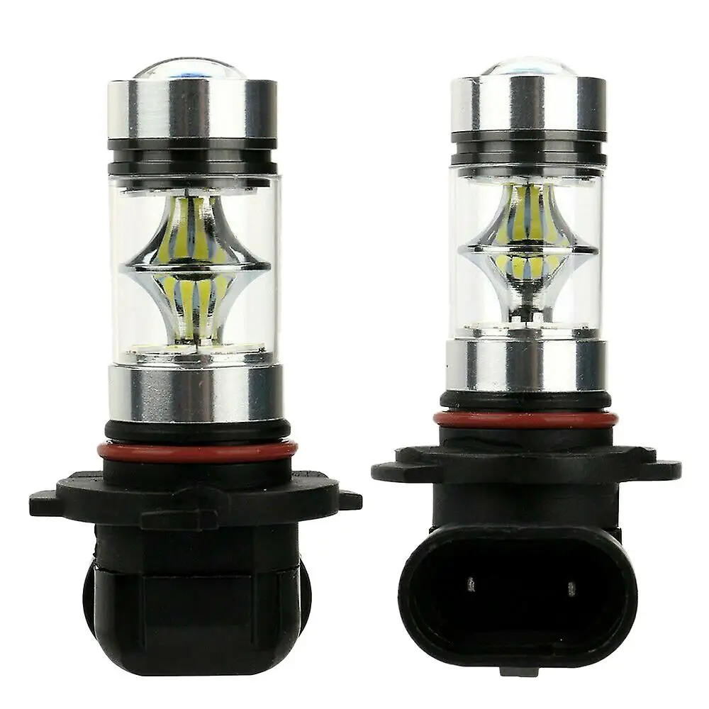 

2 Pcs 6000k Super White H10 9045 9145 9140 100w 1200lm Led Fog Light