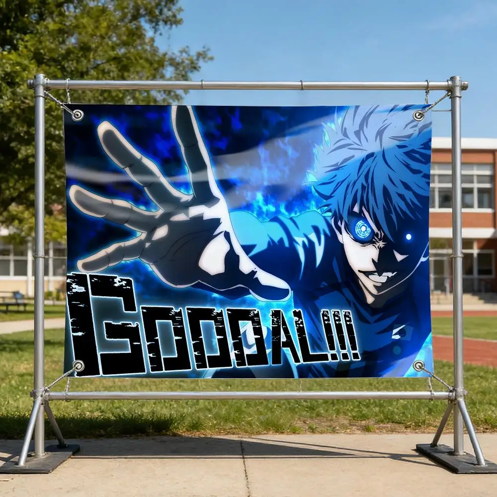Anime Japanese TV Fantasy BLUE LOCK Flags Specialized for indoor and outdoor home decorations, outdoor camping, and bar parties