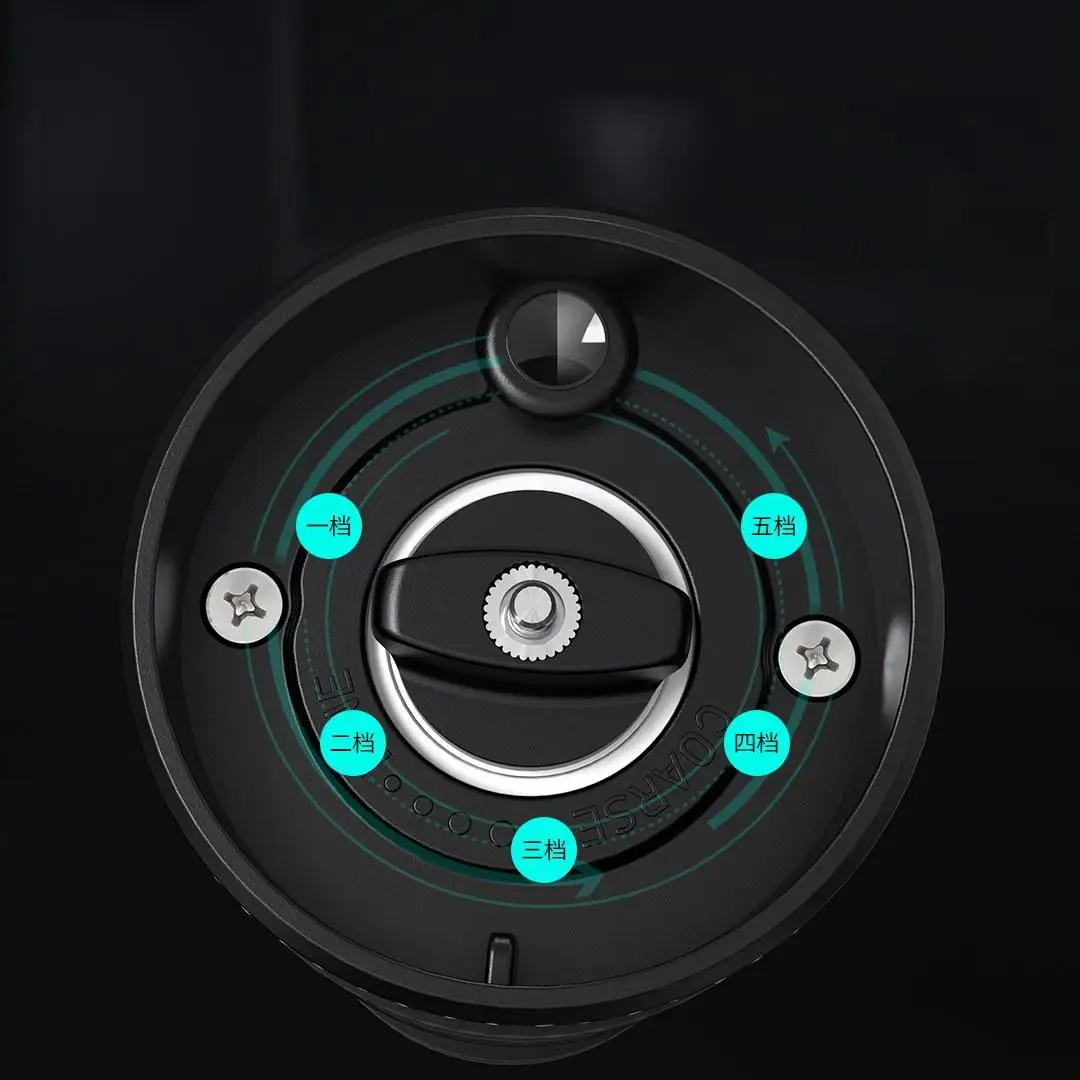 مجموعة مطحنة فلفل وملح بحري من الفولاذ المقاوم للصدأ قابلة لإعادة الشحن كهربائية من سيركل جوي مع قاعدة مطحنة توابل ملح أوتوماتيكية